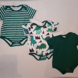 3 Pcs Baby Boy Onesies